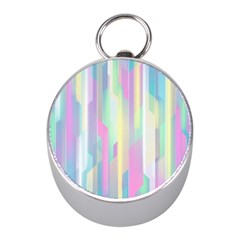 Background Abstract Pastels Mini Silver Compasses by Nexatart