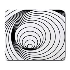 Spiral Eddy Route Symbol Bent Large Mousepads by Nexatart