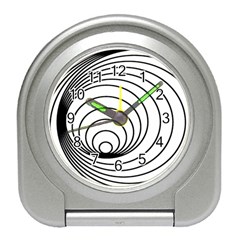 Spiral Eddy Route Symbol Bent Travel Alarm Clocks