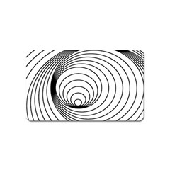 Spiral Eddy Route Symbol Bent Magnet (name Card) by Nexatart