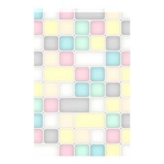 Background Abstract Pastels Square Shower Curtain 48  X 72  (small) 