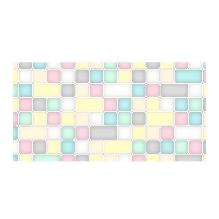 Background Abstract Pastels Square Satin Wrap