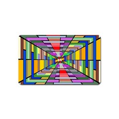 Art Vanishing Point Vortex 3d Magnet (name Card) by Nexatart