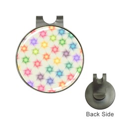Polygon Geometric Background Star Hat Clips With Golf Markers by Nexatart