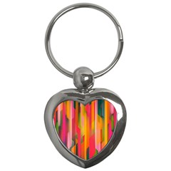 Background Abstract Colorful Key Chains (Heart) 