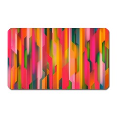 Background Abstract Colorful Magnet (Rectangular)