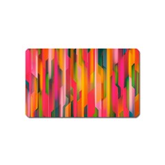 Background Abstract Colorful Magnet (Name Card)