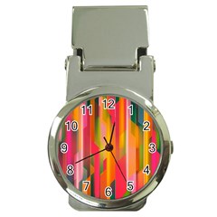 Background Abstract Colorful Money Clip Watches