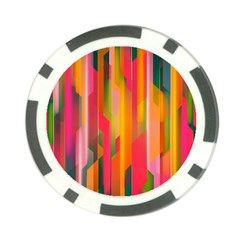 Background Abstract Colorful Poker Chip Card Guard