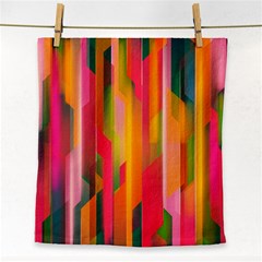 Background Abstract Colorful Face Towel