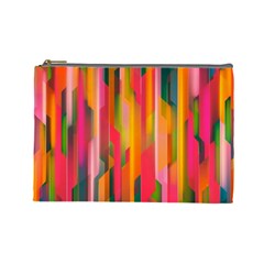 Background Abstract Colorful Cosmetic Bag (Large) 