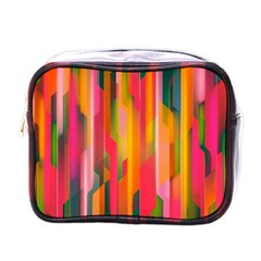 Background Abstract Colorful Mini Toiletries Bags