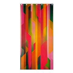 Background Abstract Colorful Shower Curtain 36  x 72  (Stall) 