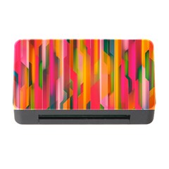 Background Abstract Colorful Memory Card Reader With Cf