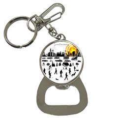 Good Morning, City Bottle Opener Key Chains by FunnyCow