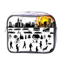 Good Morning, City Mini Toiletries Bags by FunnyCow