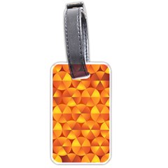 Background Triangle Circle Abstract Luggage Tags (one Side)  by Nexatart