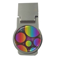 Background Colorful Abstract Circle Money Clips (round)  by Nexatart