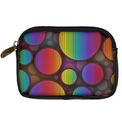 Background Colorful Abstract Circle Digital Camera Cases by Nexatart