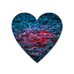 Water Color Red Heart Magnet by FunnyCow