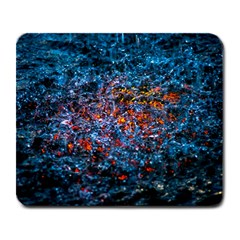 Water Color Orange Large Mousepads