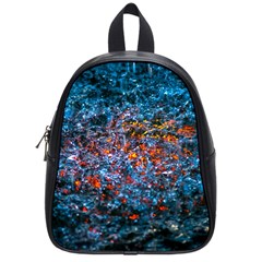 Water Color Orange School Bag (Small)