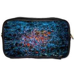 Water Color Orange Toiletries Bags