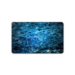 Water Color Blue Magnet (Name Card)