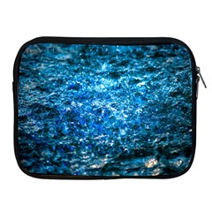 Water Color Blue Apple iPad 2/3/4 Zipper Cases