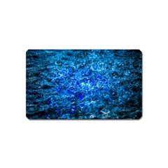 Water Color Navy Blue Magnet (name Card) by FunnyCow