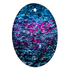 Water Color Violet Ornament (oval) by FunnyCow