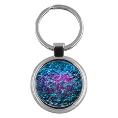 Water Color Violet Key Chains (round) 