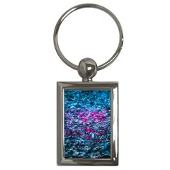 Water Color Violet Key Chains (rectangle)  by FunnyCow