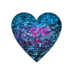 Water Color Violet Heart Magnet by FunnyCow