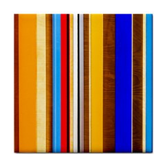 Colorful Stripes Face Towel by FunnyCow