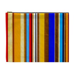 Colorful Stripes Cosmetic Bag (xl) by FunnyCow