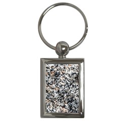 Granite Hard Rock Texture Key Chains (rectangle)  by FunnyCow