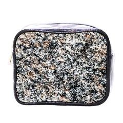 Granite Hard Rock Texture Mini Toiletries Bags by FunnyCow