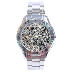 Granite Hard Rock Texture Stainless Steel Analogue Watch by FunnyCow