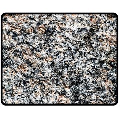 Granite Hard Rock Texture Double Sided Fleece Blanket (medium)  by FunnyCow