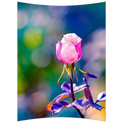 Pink Rose Flower Back Support Cushion by FunnyCow