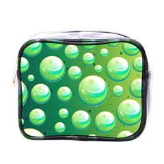 Background Colorful Abstract Circle Mini Toiletries Bags by Nexatart