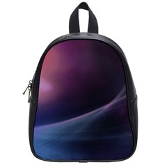 Abstract Form Color Background School Bag (small)