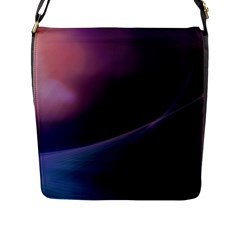Abstract Form Color Background Flap Messenger Bag (l)  by Nexatart