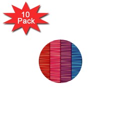 Background Colorful Abstract 1  Mini Buttons (10 Pack)  by Nexatart