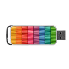 Background Colorful Abstract Portable Usb Flash (two Sides)