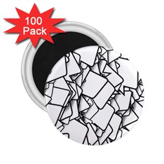 Balloons Feedback Confirming Clouds 2 25  Magnets (100 Pack)  by Nexatart