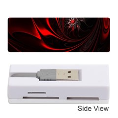 Abstract Curve Dark Flame Pattern Memory Card Reader (stick)  by Nexatart