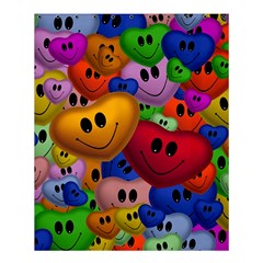 Heart Love Smile Smilie Shower Curtain 60  X 72  (medium)  by Nexatart