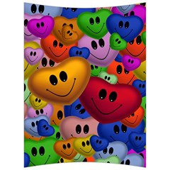 Heart Love Smile Smilie Back Support Cushion by Nexatart